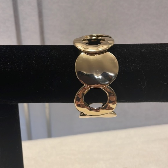 CHICO'S gold stretachable bracelet - Picture 2 of 2